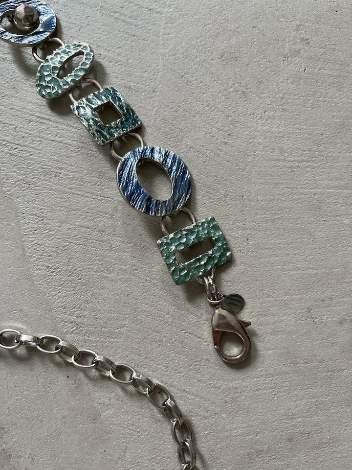Vintage Chain Belt / Ocean