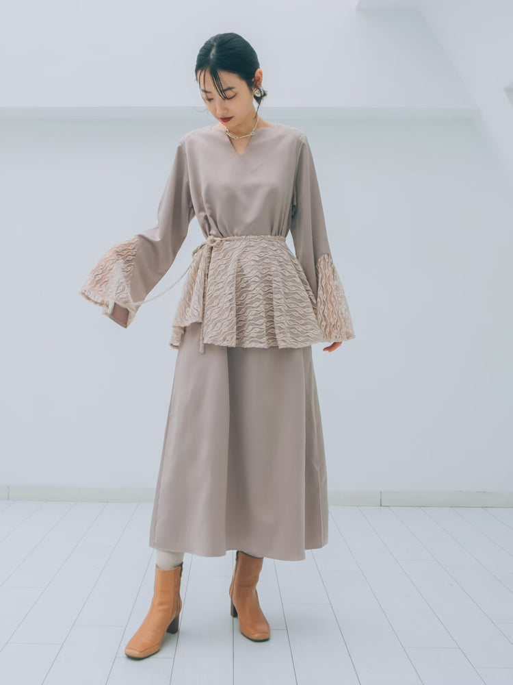 Multi Way Cape Lace Dress – MARTE