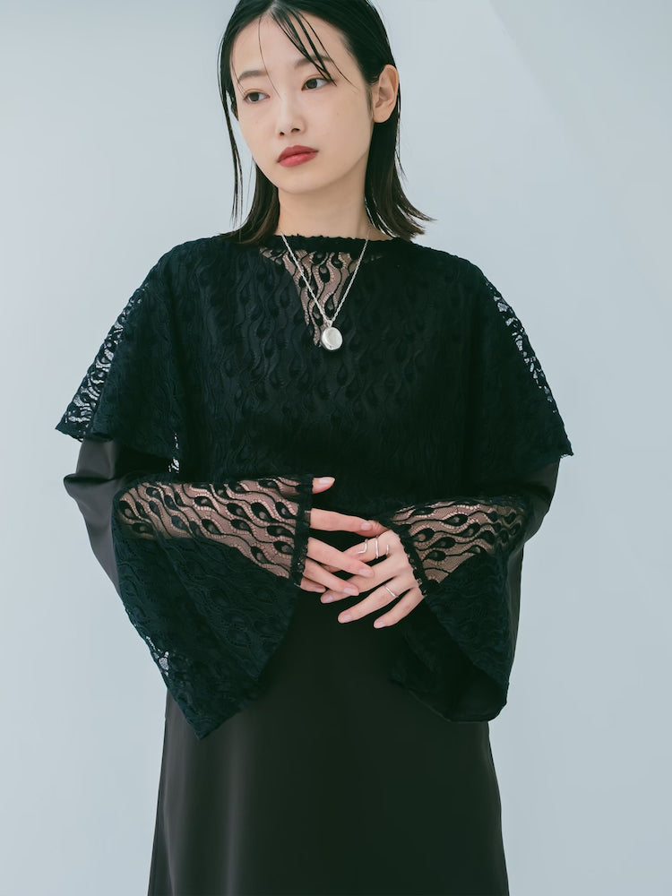 Multi Way Cape Lace Dress – MARTE