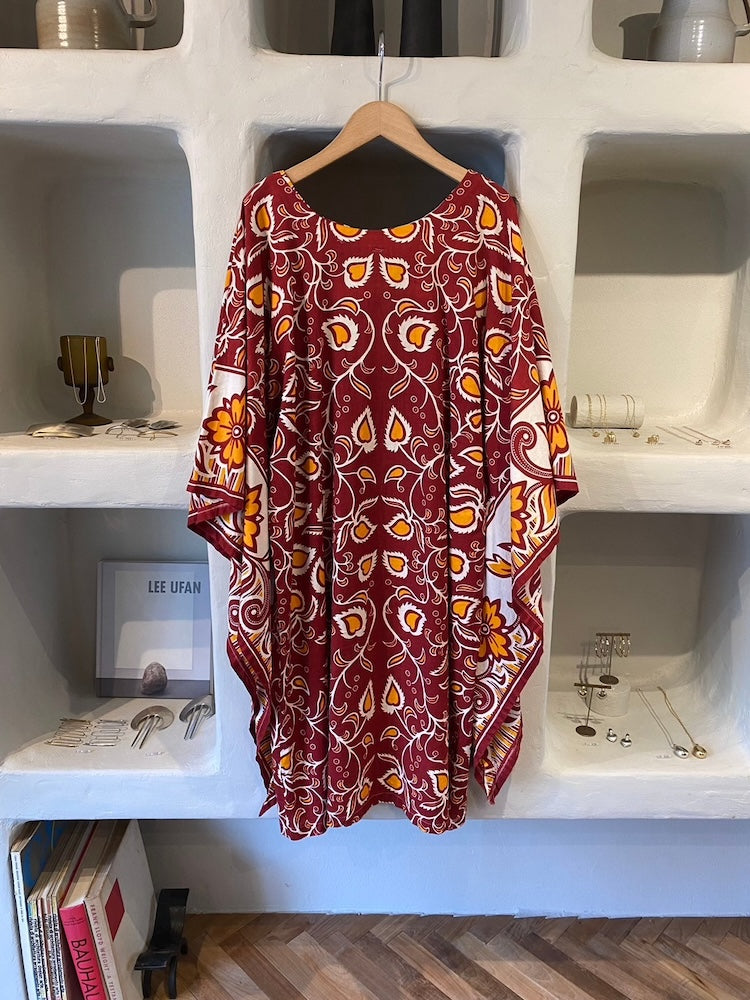 Batik Angel Sleeves Dress