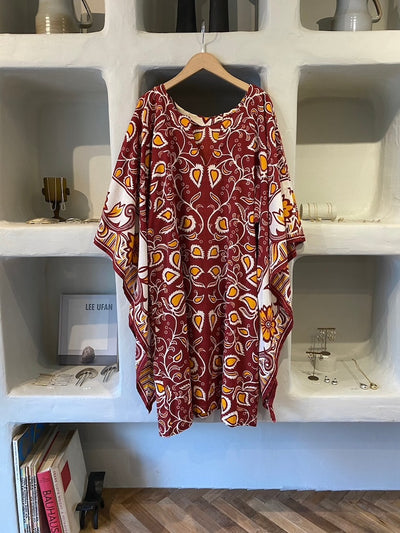 Batik Angel Sleeves Dress