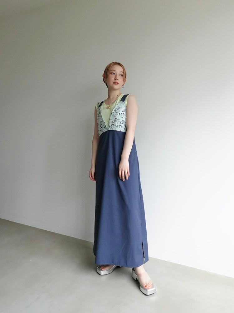 Back Cross Jacquard Cami Dress|バッククロスキャミソール Back Cross Jacquard Cami Dress|バッククロスキャミソール