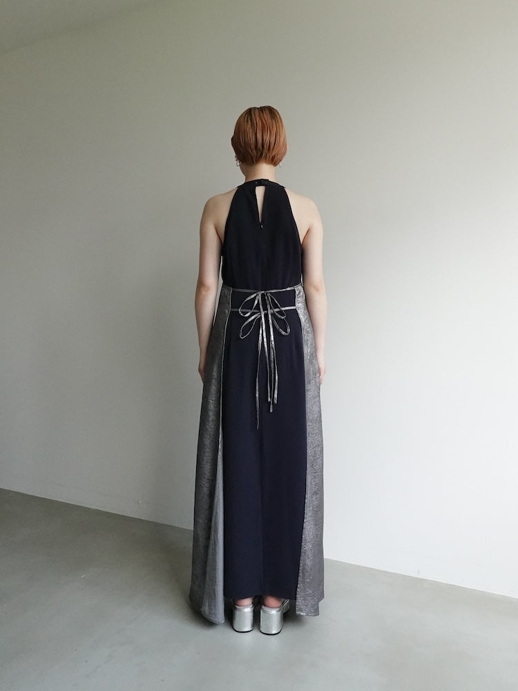 【人気完売商品】Halter Neck Layered Dress Halter Neck Layered Dress｜箔加工のフォーマルドレス – MARTE