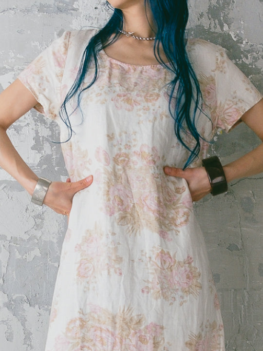 Linen Pale Rose Dress