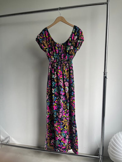 70s Flower Casual Sketch Dress