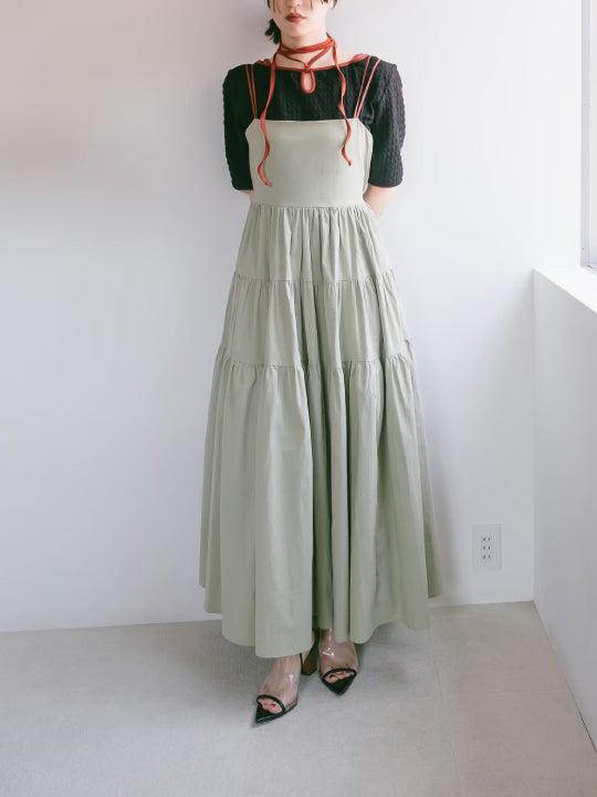 モデル身長：162cm / カラー：PaleGreen