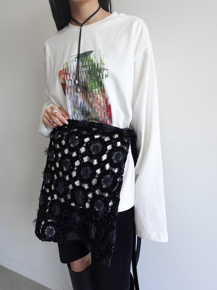 モデル身長：158cm / カラー：Black