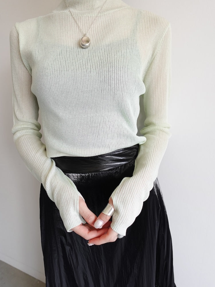 モデル身長：162cm / カラー：Mint