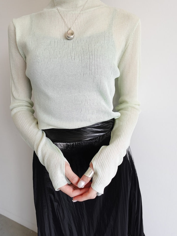 モデル身長：162cm / カラー：Mint
