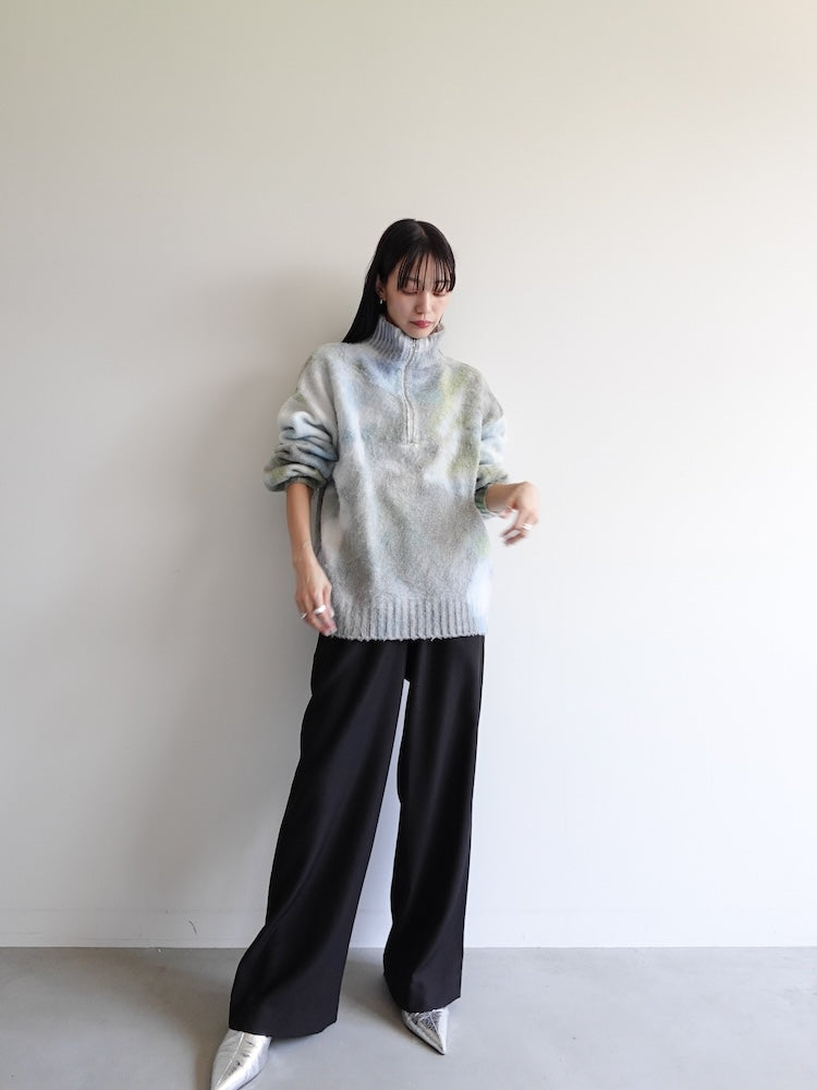 HALFZIP SUMMER KNIT/ハーフジップサマーニット HALFZIP SUMMER KNIT/ハーフジップサマーニット（ニット/セーター