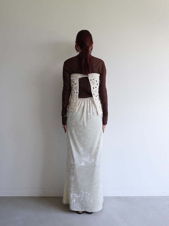 モデル身長：168cm / カラー：Ivory