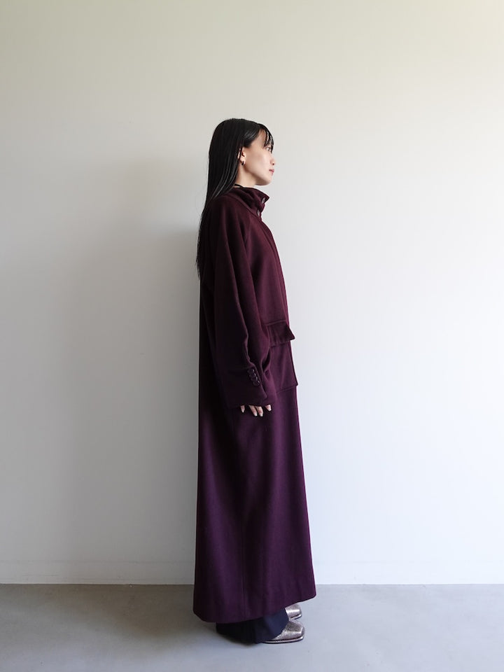 モデル身長：158cm / カラー：Wine