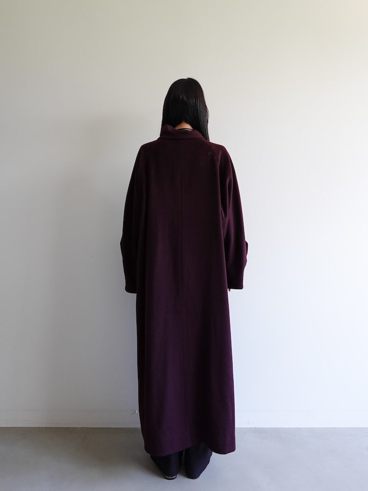 Tuck Sleeve Wool Coat｜ウール100% ロングコート – MARTE