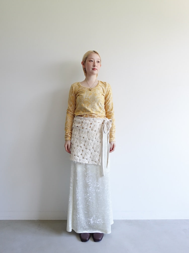 モデル身長：153cm / カラー：Ivory