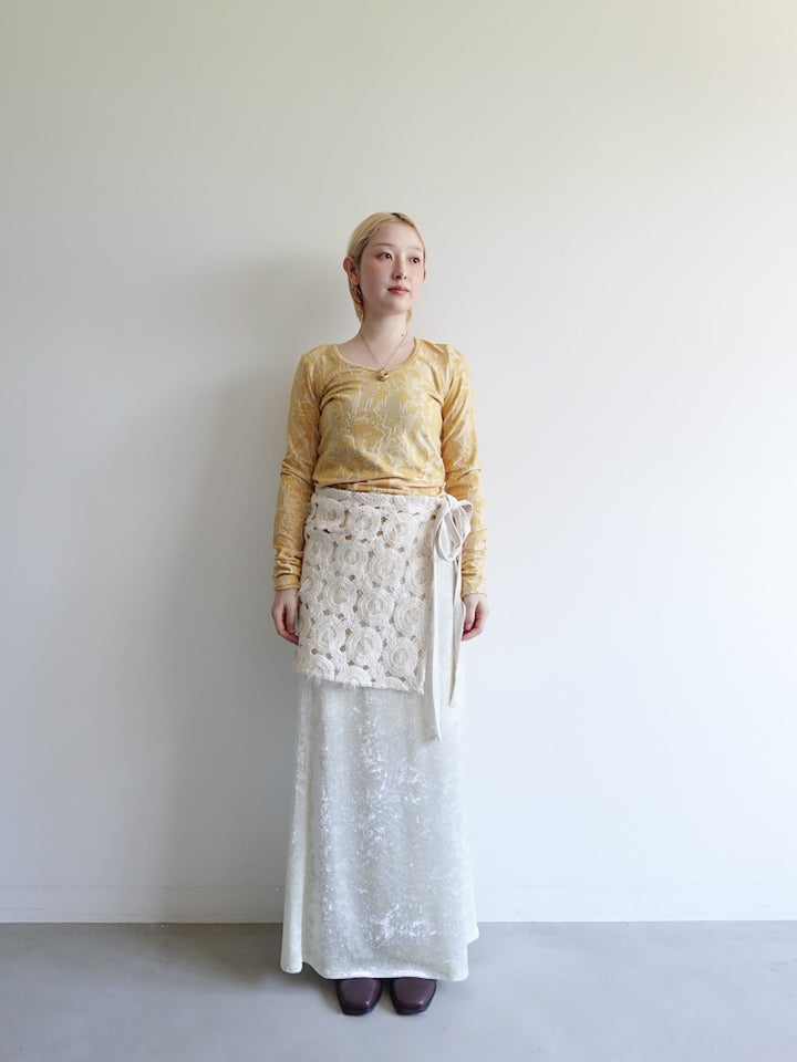 モデル身長：153cm / カラー：Ivory