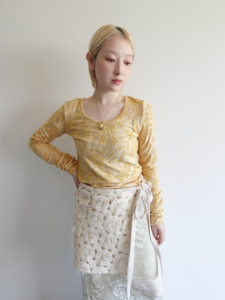 モデル身長：153cm / カラー：Ivory