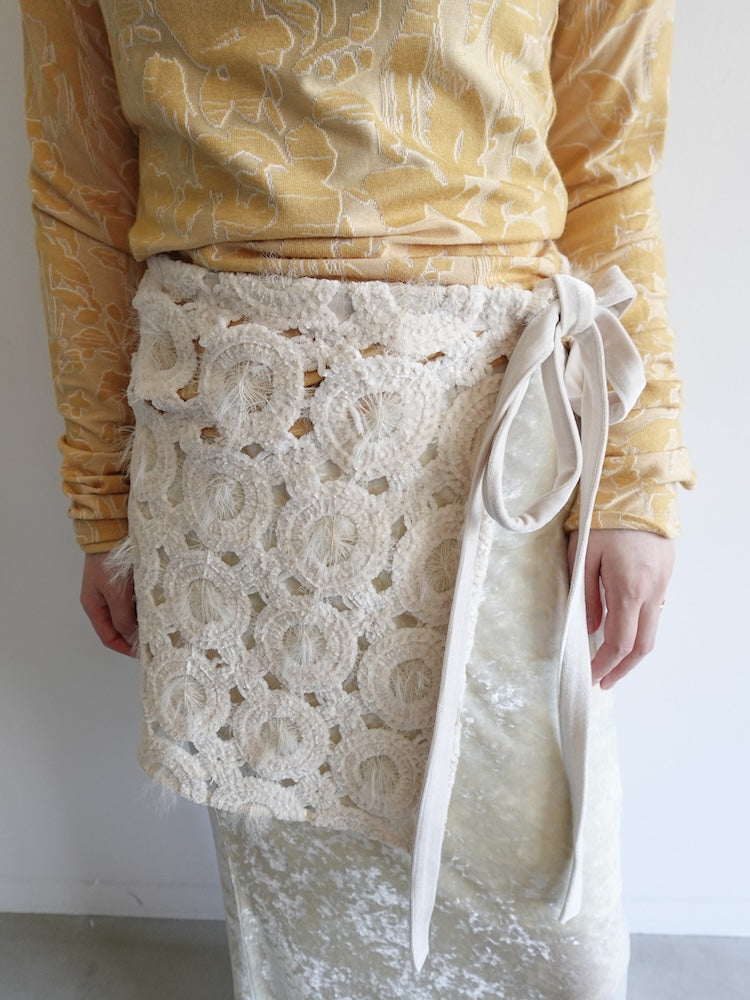 モデル身長：153cm / カラー：Ivory