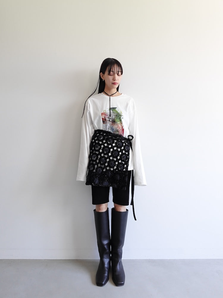 モデル身長：158cm / カラー：Black