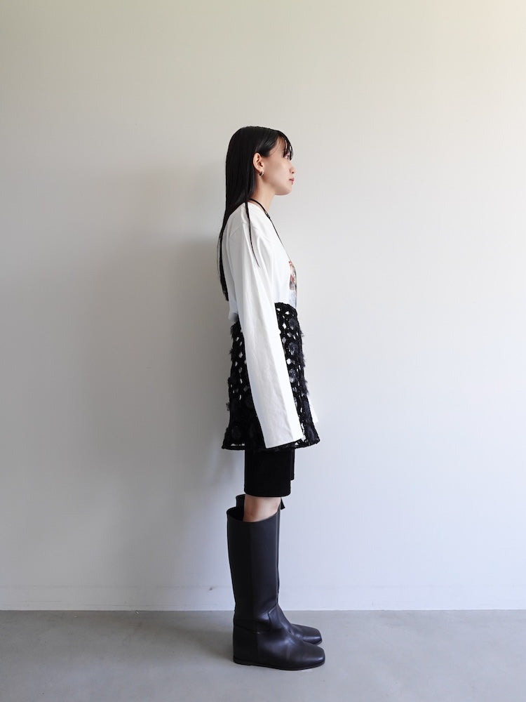 モデル身長：158cm / カラー：Black