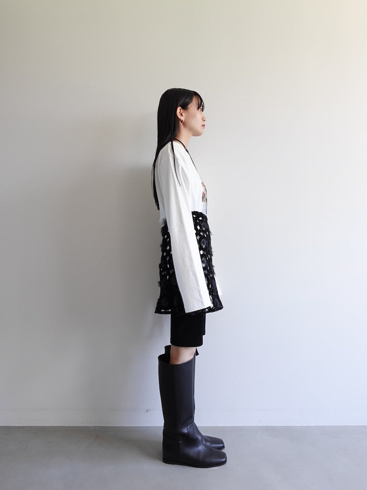 モデル身長：158cm / カラー：Black