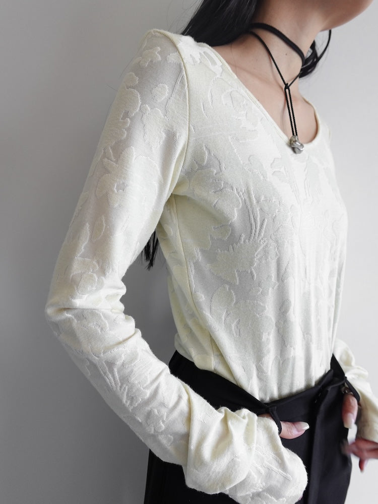 モデル身長：158cm / カラー：Ivory
