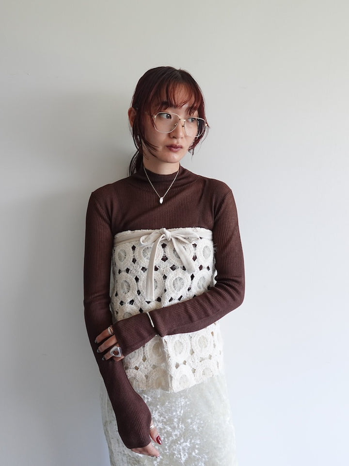 モデル身長：168cm / カラー：Brown