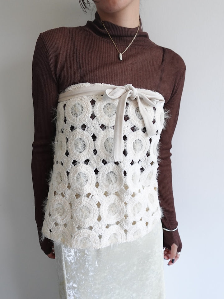 モデル身長：168cm / カラー：Ivory