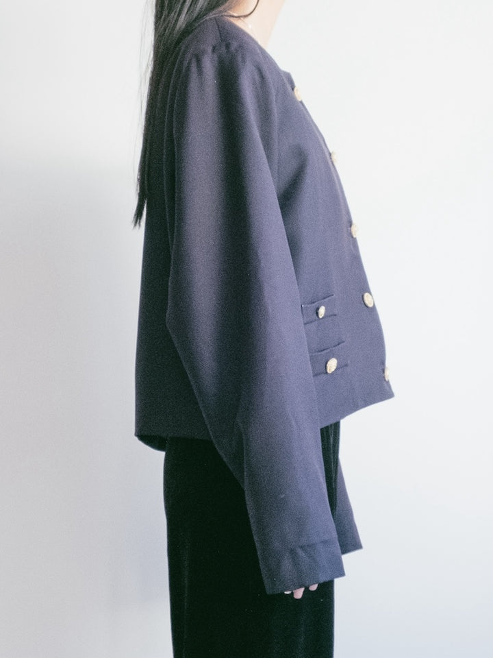 Cropped Marine Jacket