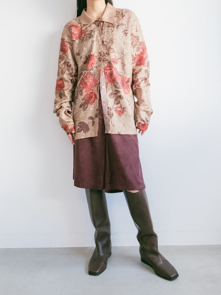 Crinkle Rose Shirt