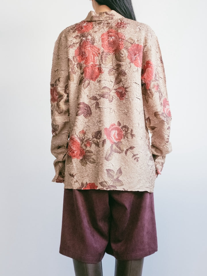 Crinkle Rose Shirt