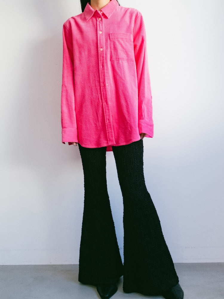 Fuchsia Corduroy Shirt