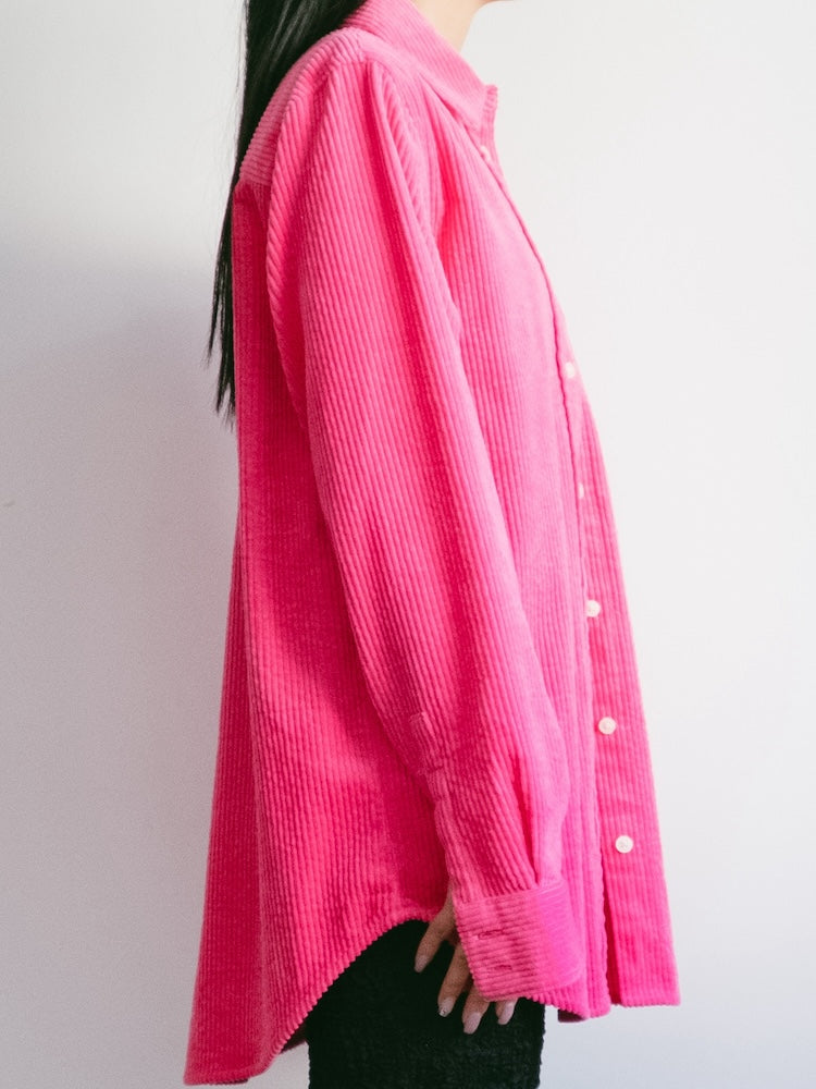 Fuchsia Corduroy Shirt
