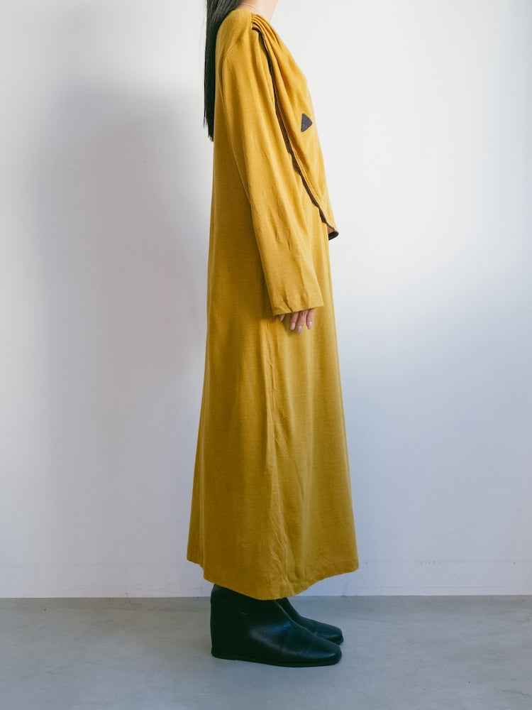 Mustard Ammonite Pieces Dress