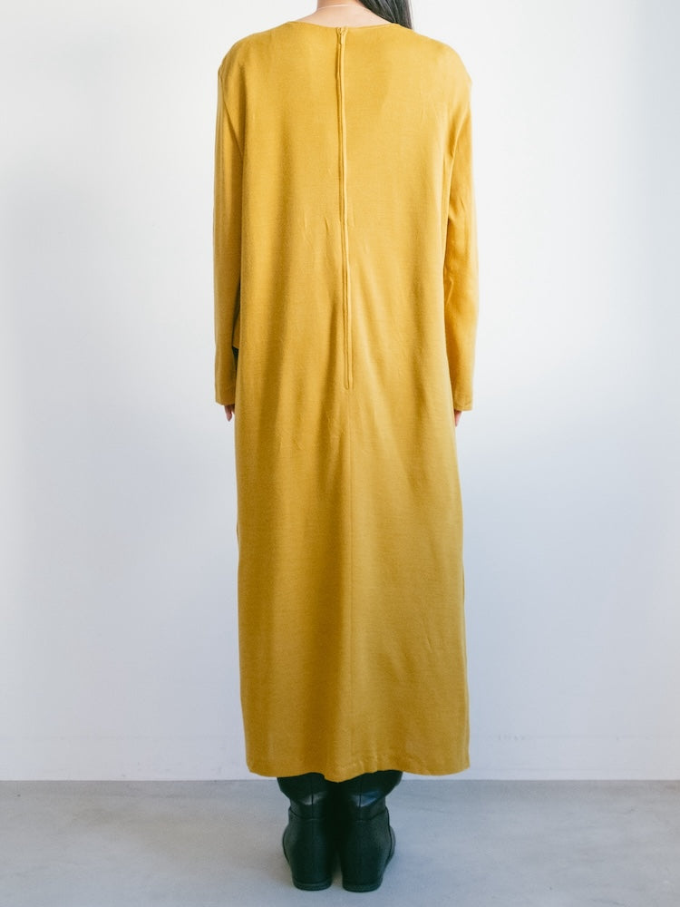 Mustard Ammonite Pieces Dress