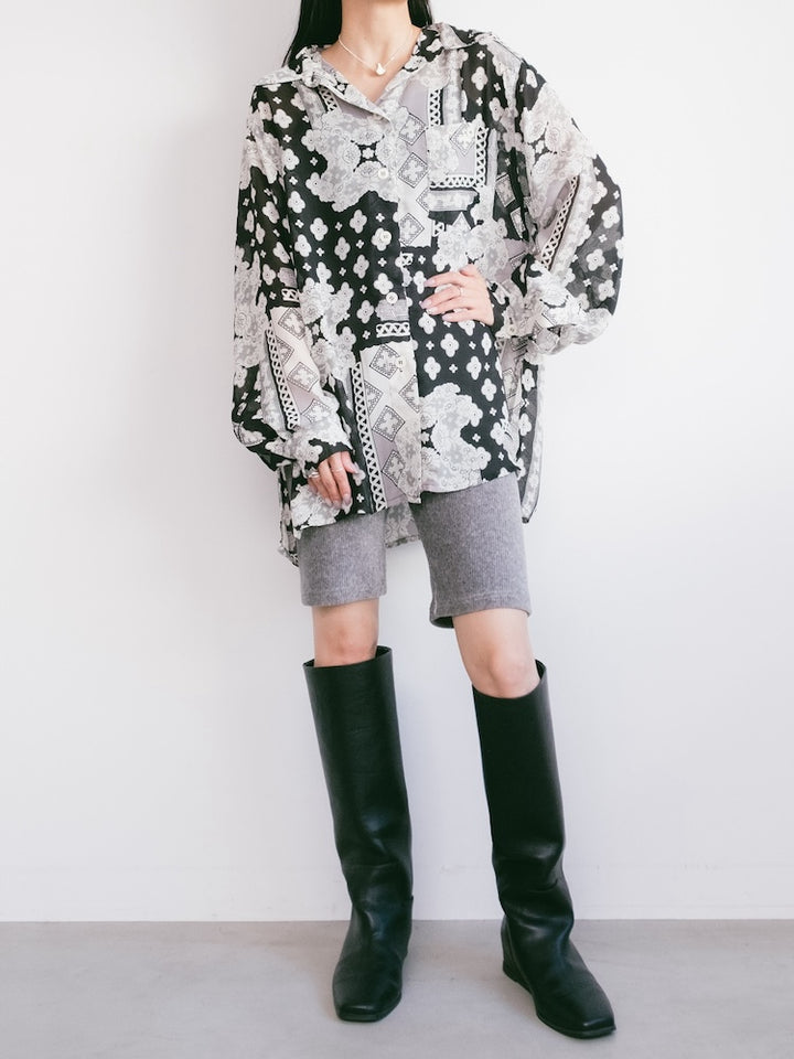 Monotone Over Shirt