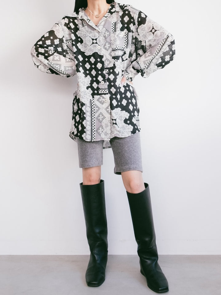 Monotone Over Shirt