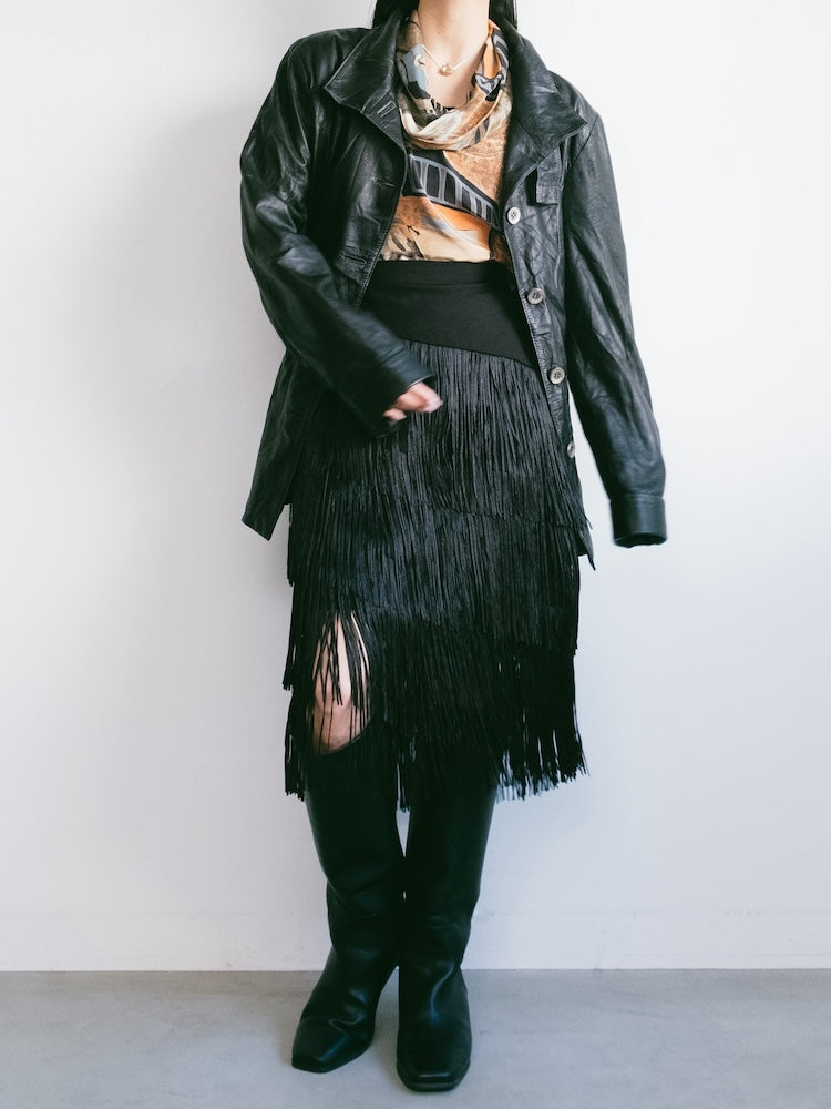 Neck Design Abstract Top