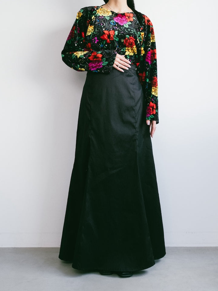 Mermaid Line Polyester Skirt
