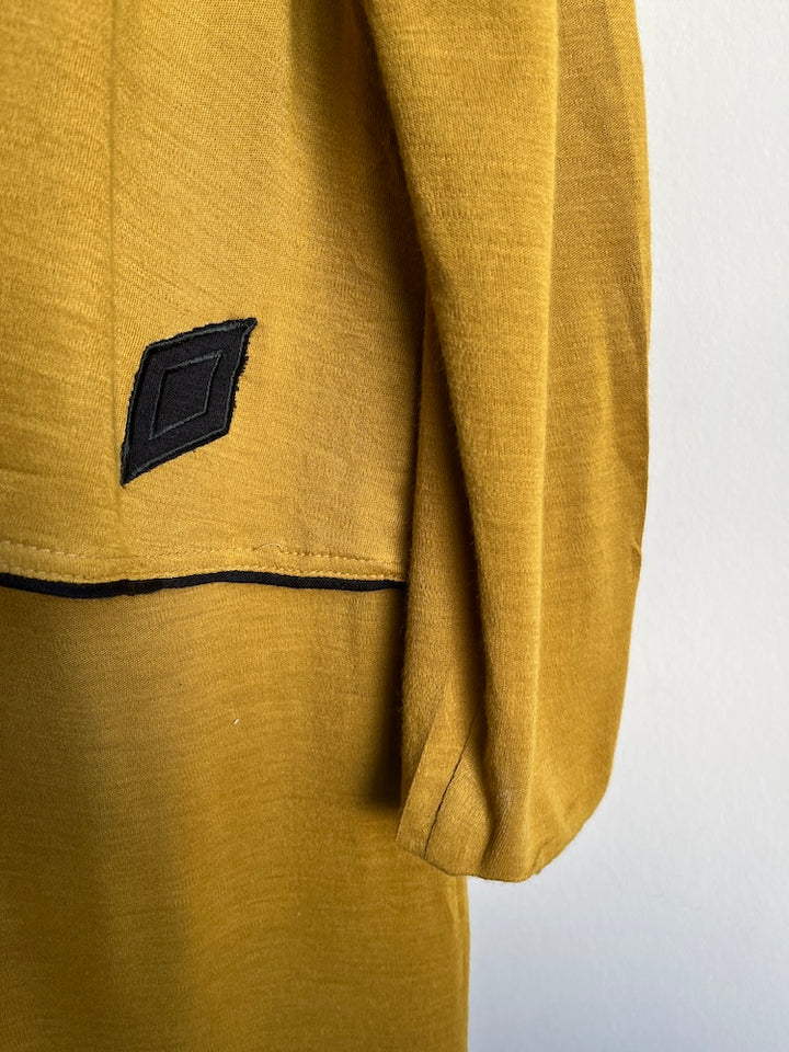 Mustard Ammonite Pieces Dress
