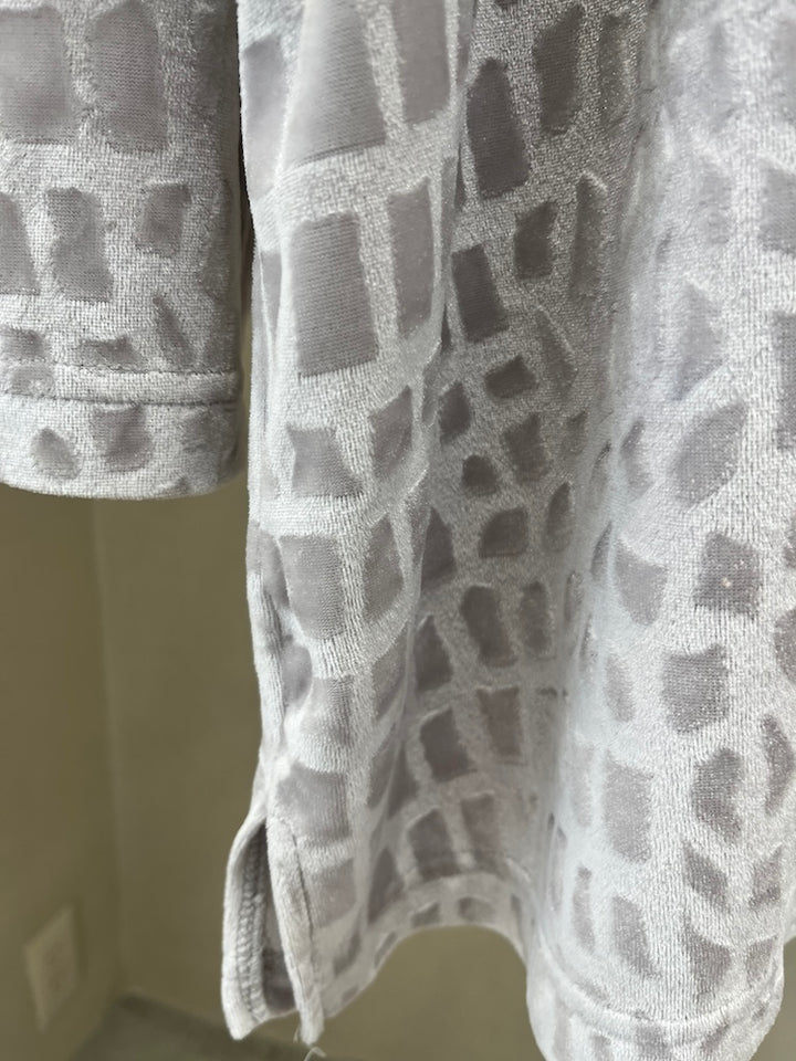 White Python Velour Tee