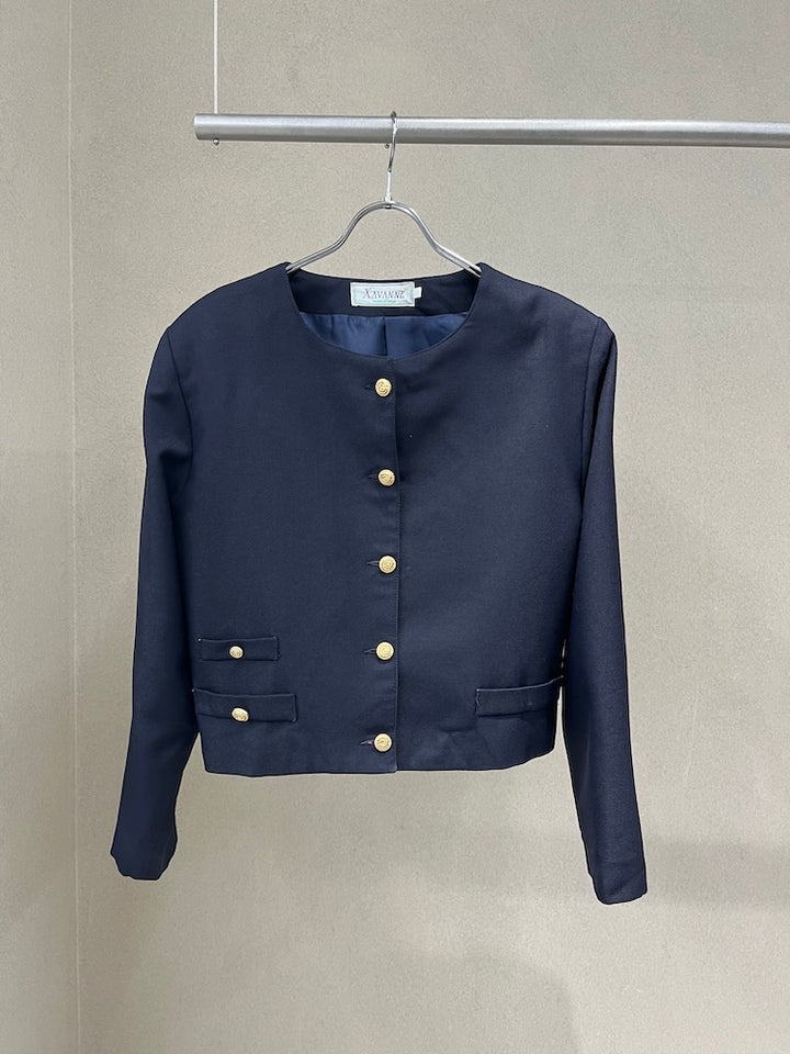 Cropped Marine Jacket