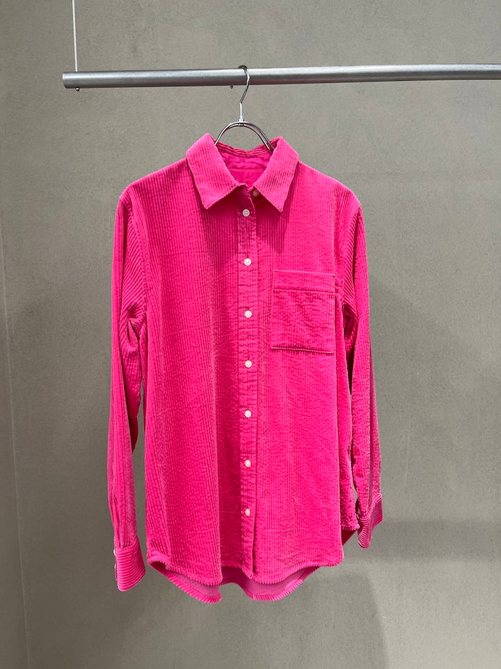 Fuchsia Corduroy Shirt