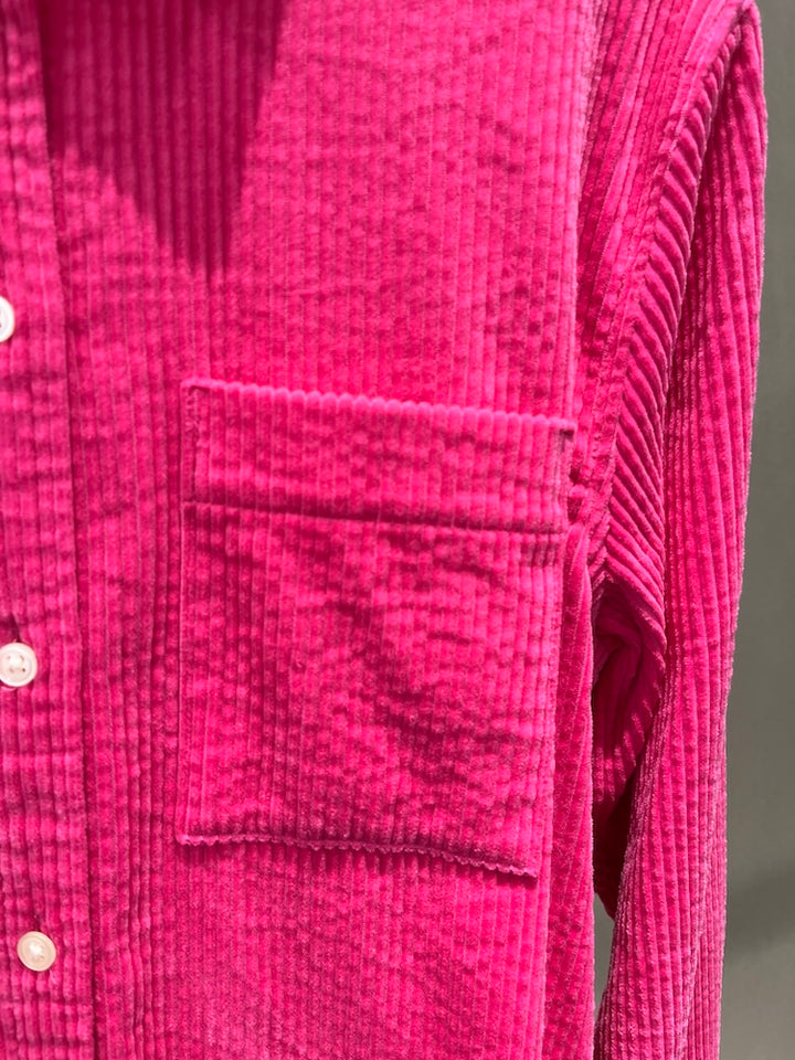 Fuchsia Corduroy Shirt