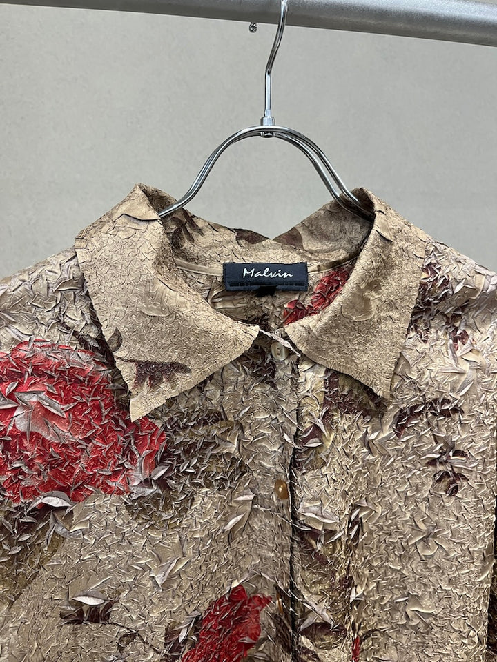 Crinkle Rose Shirt