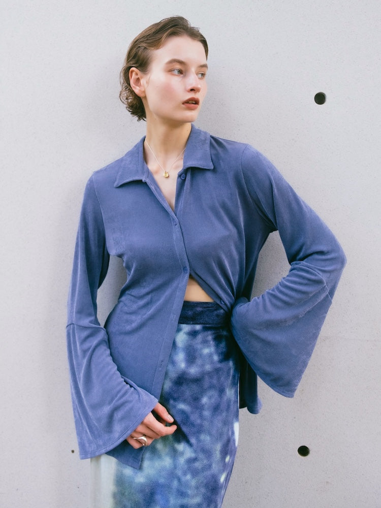 モデル身長：171cm / カラー：DustyBlue