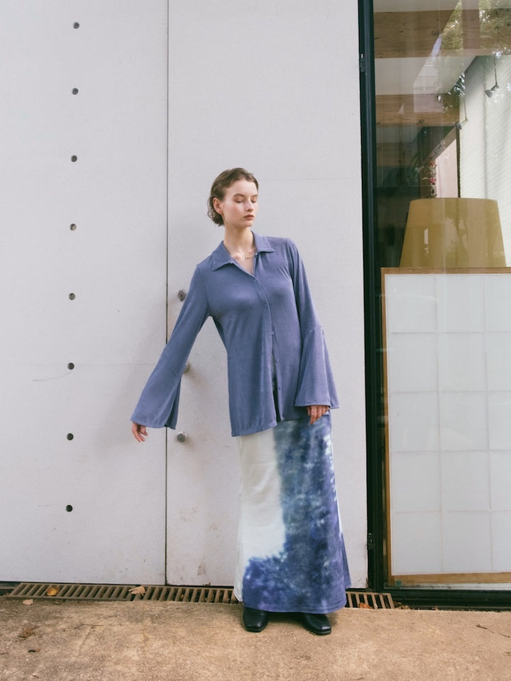 モデル身長：171cm / カラー：DustyBlue