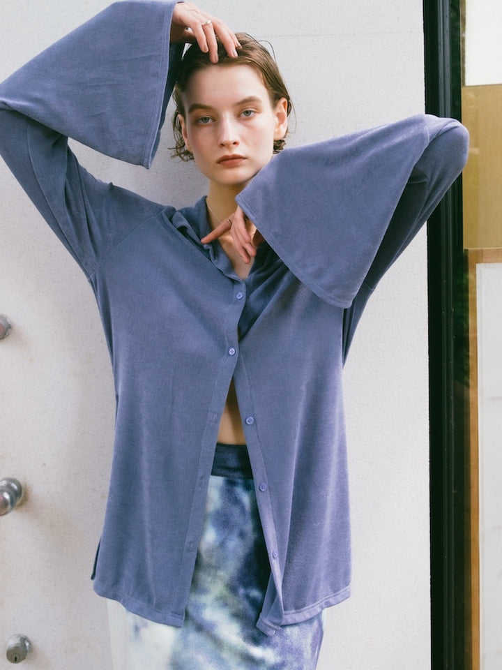 モデル身長：171cm / カラー：DustyBlue