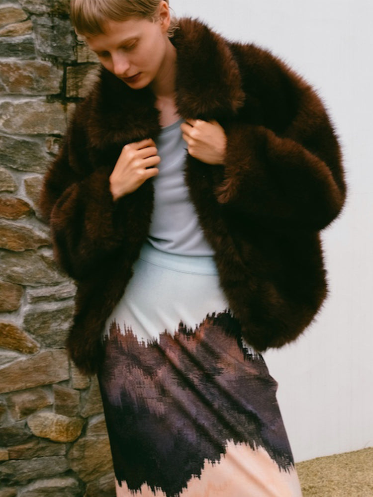Faux Fur Coat