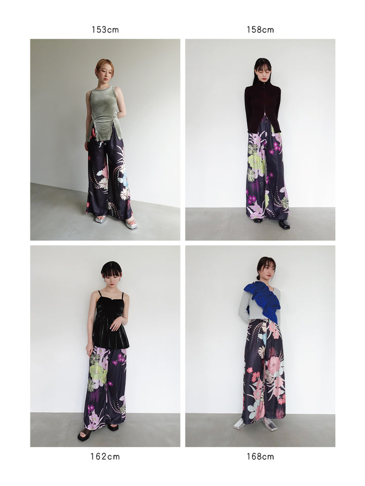 【WEB限定】Flower Pants