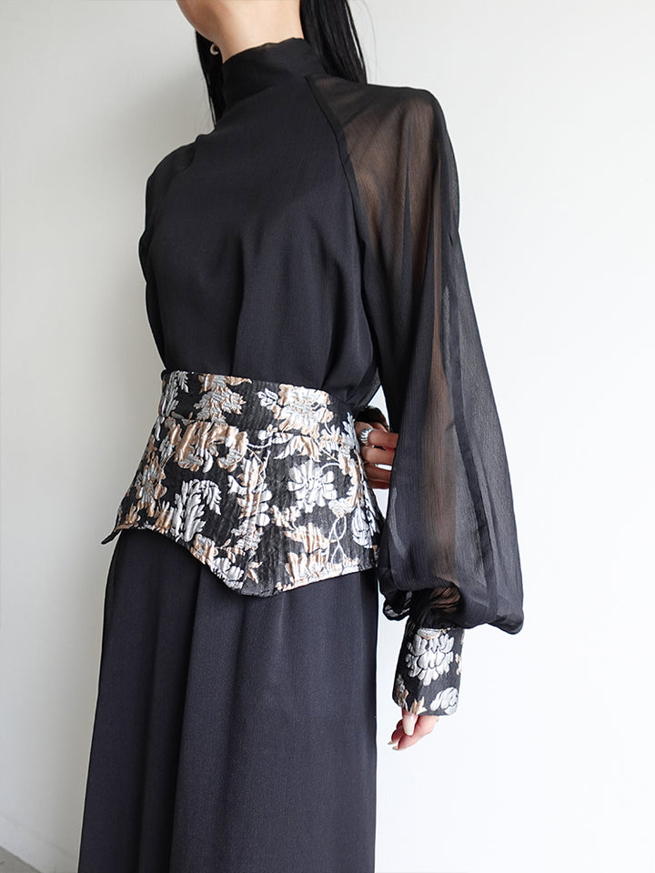 モデル身長：158cm / カラー：Black